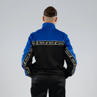 Australian Acetate Trainingsuit With Taping Cornflower Blue/Black
