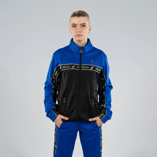 Australian Acetate Trainingsuit With Taping Cornflower Blue