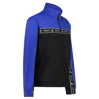 Australian Duo Training Jacket With Taping Black | Cornflower Blue