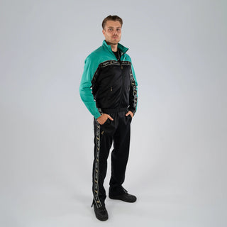 Australian Duo Training Jacket With Taping Black | Mint Green