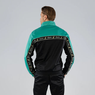 Australian Duo Training Jacket With Taping Black | Mint Green