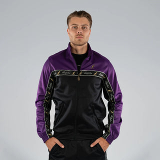 Australian Duo Training Jacket With Taping Black | Purple