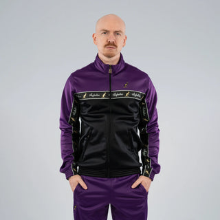 Australian Acetate Trainingsuit With Taping Purple