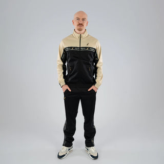 Australian Duo Training Jacket With Taping Black | Sand