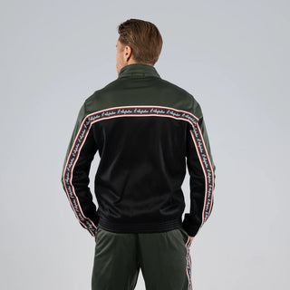 Australian Duo Training Jacket With Tri-Color Taping Black | Dark Green