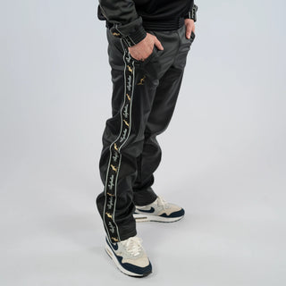 Australian Acetate Trainingsuit With Taping Antracite
