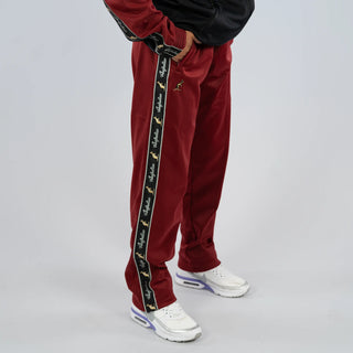 Australian Acetate Trainingsuit With Taping Bordeaux Red