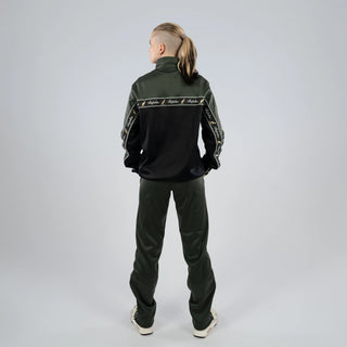 Australian Acetate Trainingsuit With Taping Green Dill