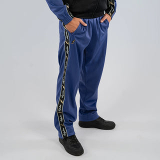 Australian Training Pants With Taping Pervinca Blue