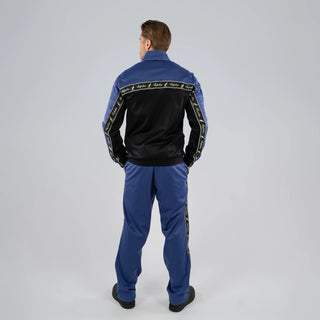 Australian Training Pants With Taping Pervinca Blue