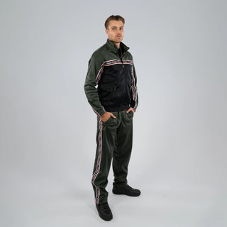 Australian Trainingsbroek Met Bies Donker Groen