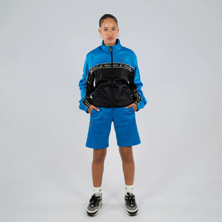 Australian Training Shorts with Taping Capri Blue