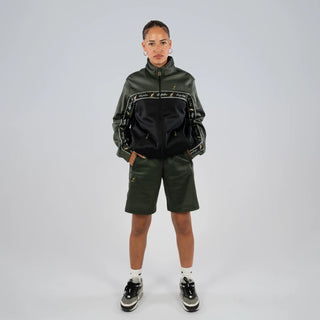 Australian Training Shorts with Taping Dark Green