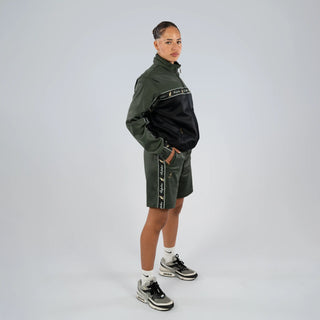 Australian Training Shorts with Taping Dark Green