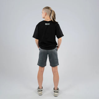 Australian Training Shorts with Taping Grey