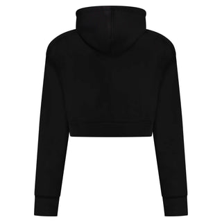 100% Hardcore Cropped Hoodie Faded