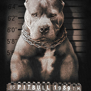 Pit Bull West Coast T-Shirt Mugshot 2 Black