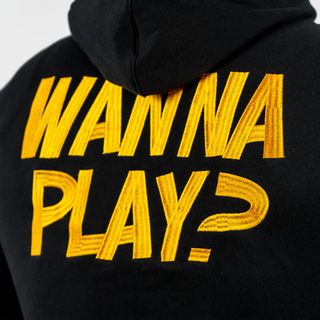 Sudadera con capucha y cremallera de Paul Elstak Wanna Play Taped