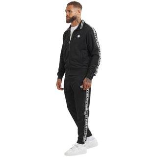 Pit Bull West Coast Training Jacket Oldschool Tape Black