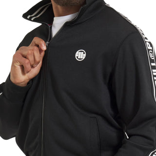 Pit Bull West Coast Training Jacket Oldschool Tape Black