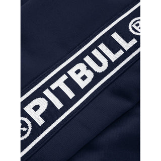 Pit Bull West Coast Oldschool Trainingsjack Bies Logo Terry Navy