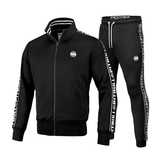 Pit Bull West Coast Jogging Suit Taped Terry Black