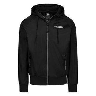 Pit Bull West Coast Windbreaker Jacket Athletic Logo Black