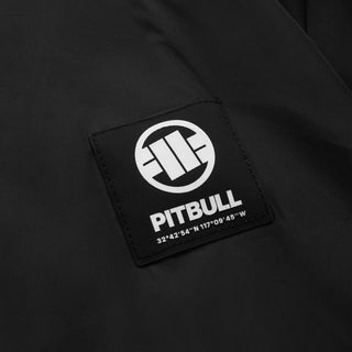 Pit Bull West Coast Windbreaker Jacket Athletic Logo Black