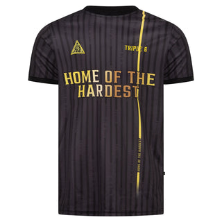 Triple6 Soccershirt Home of the Hardest Gold