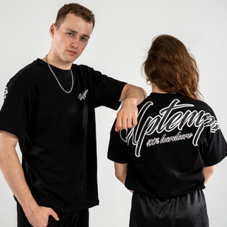 Uptempo Oversized T-shirt Signature Black