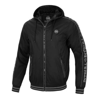 Pit Bull West Coast Windbreaker Jacket Whitewood Black