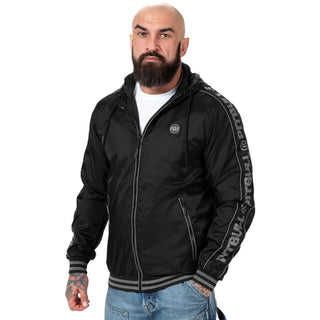 Pit Bull West Coast Windbreaker Jacket Whitewood Black