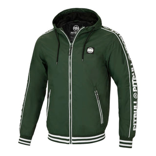 Pit Bull West Coast Windbreaker Jacket Whitewood Green