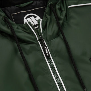 Pit Bull West Coast Windbreaker Jacket Whitewood Green