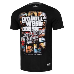 Pit Bull West Coast T-Shirt Most Wanted Zwart