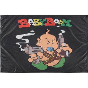 Babyboom Records Vlag Oldschool Logo