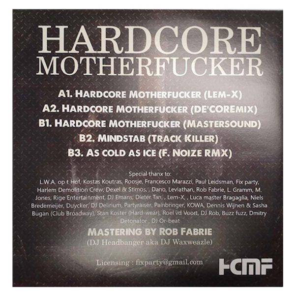 Hardcore Motherfucker - HCMF