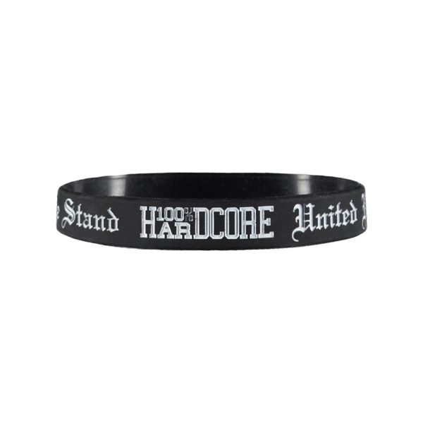 100% Hardcore Armbandje United We Stand Zwart