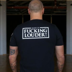 Paul Elstak - LSTK Sport T-shirt Make It Fucking Louder Zwart