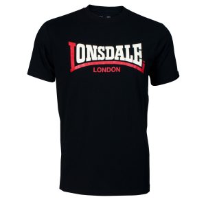 Lonsdale Classic T-Shirt Two Tone Zwart