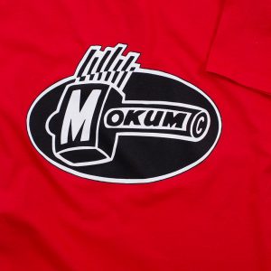 Mokum T-Shirt Logo Glow In The Dark Rood