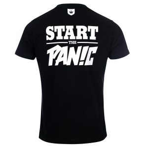 DJ Panic T-shirt Start The Panic Zwart