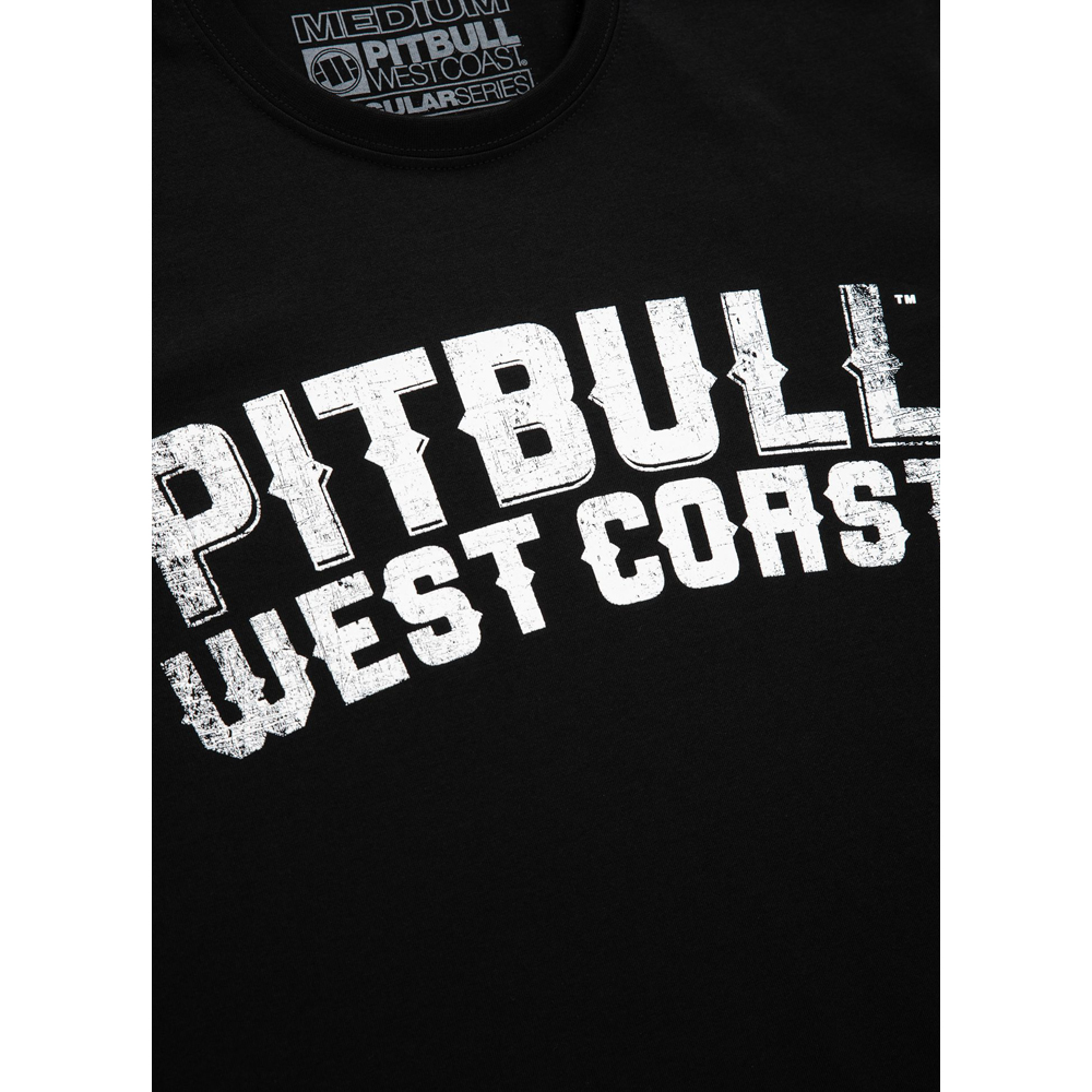 Pit Bull West Coast T-Shirt Black Dog